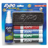 SAN80653 - Low-Odor Dry Erase Marker Starter Set, Broad Chisel Tip, Assorted Colors, 4/Set