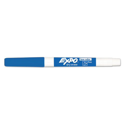 Expo Low-Odor Dry-Erase Marker, Ultra Fine Point, Black - 4 pack