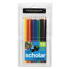 SAN92804 - Scholar Colored Pencil Set, 3 mm, 2B, Assorted Lead and Barrel Colors, Dozen