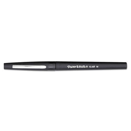 Paper Mate Flair Porous Felt Tip Pen Medium Point Black Black