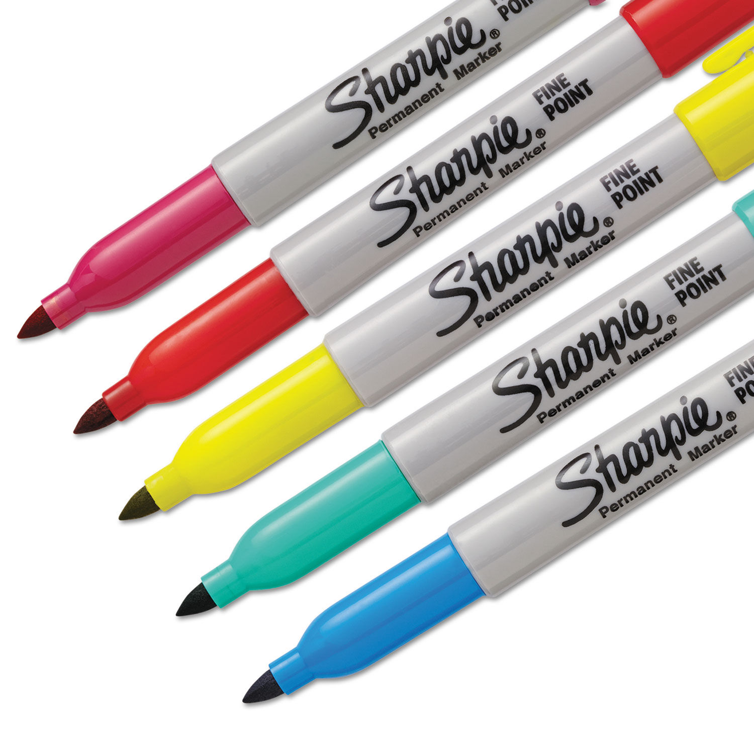 Sharpie Fine Tip Permament Marker, Assorted - 24 pack