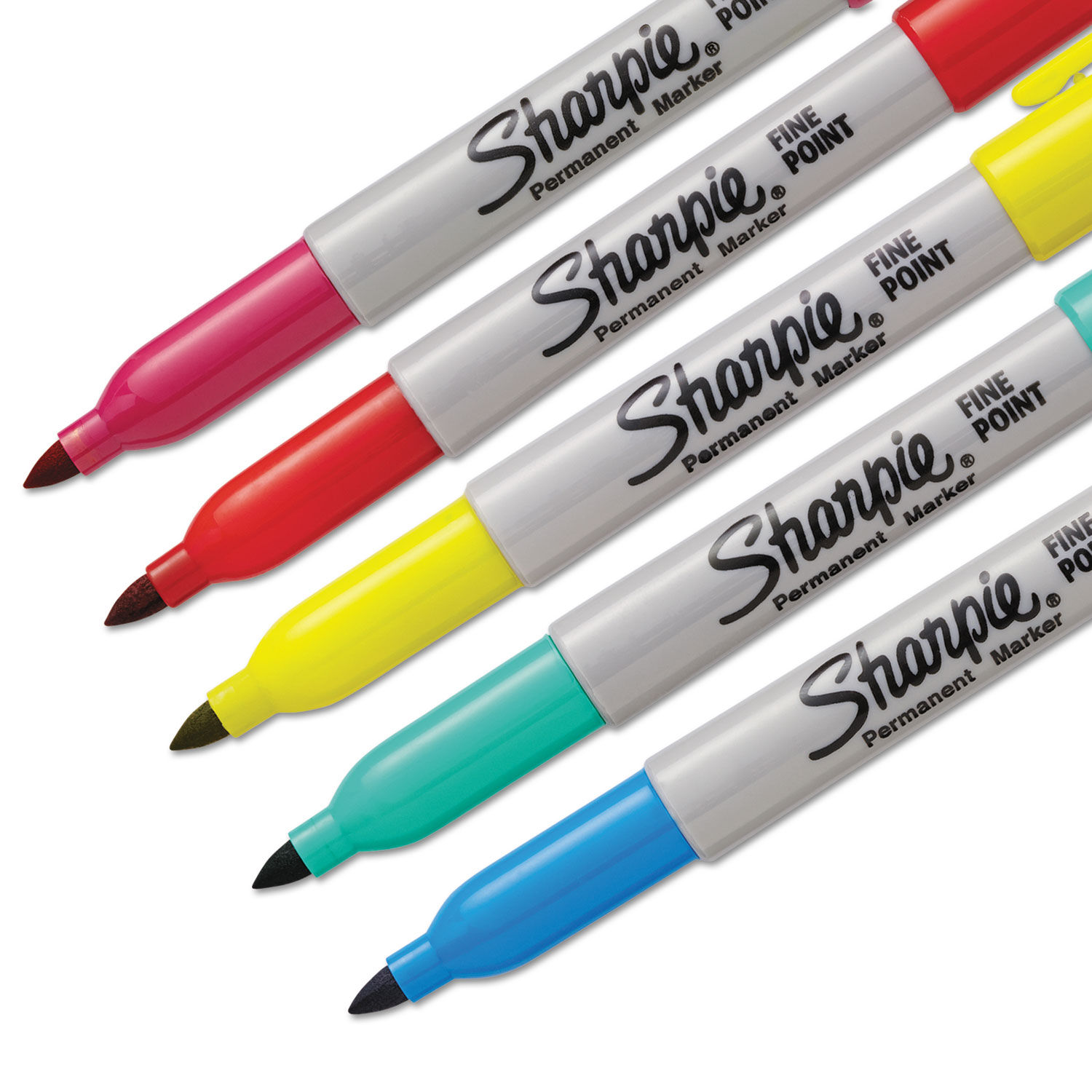 Sharpie Permanent Markers, Fine Point, Cosmic Color, Limited Edition, 5 Count