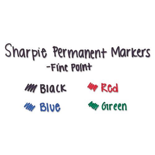 Sharpie Fine Point Permanent Markers, Black, 36 Count.
