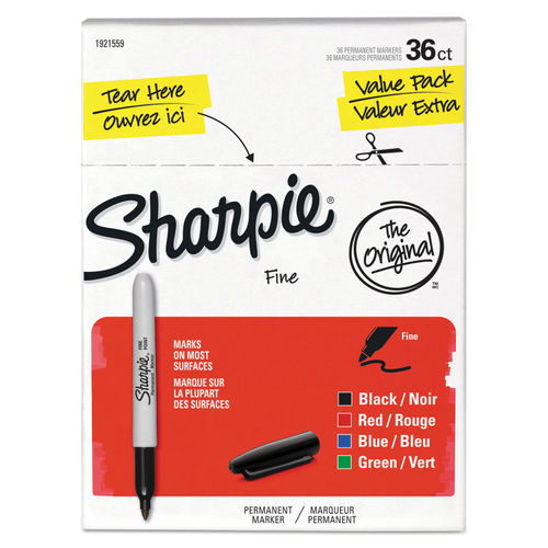 Sharpie Permanent Markers Limited Edition Set, Fine Point Markers, 60 Count