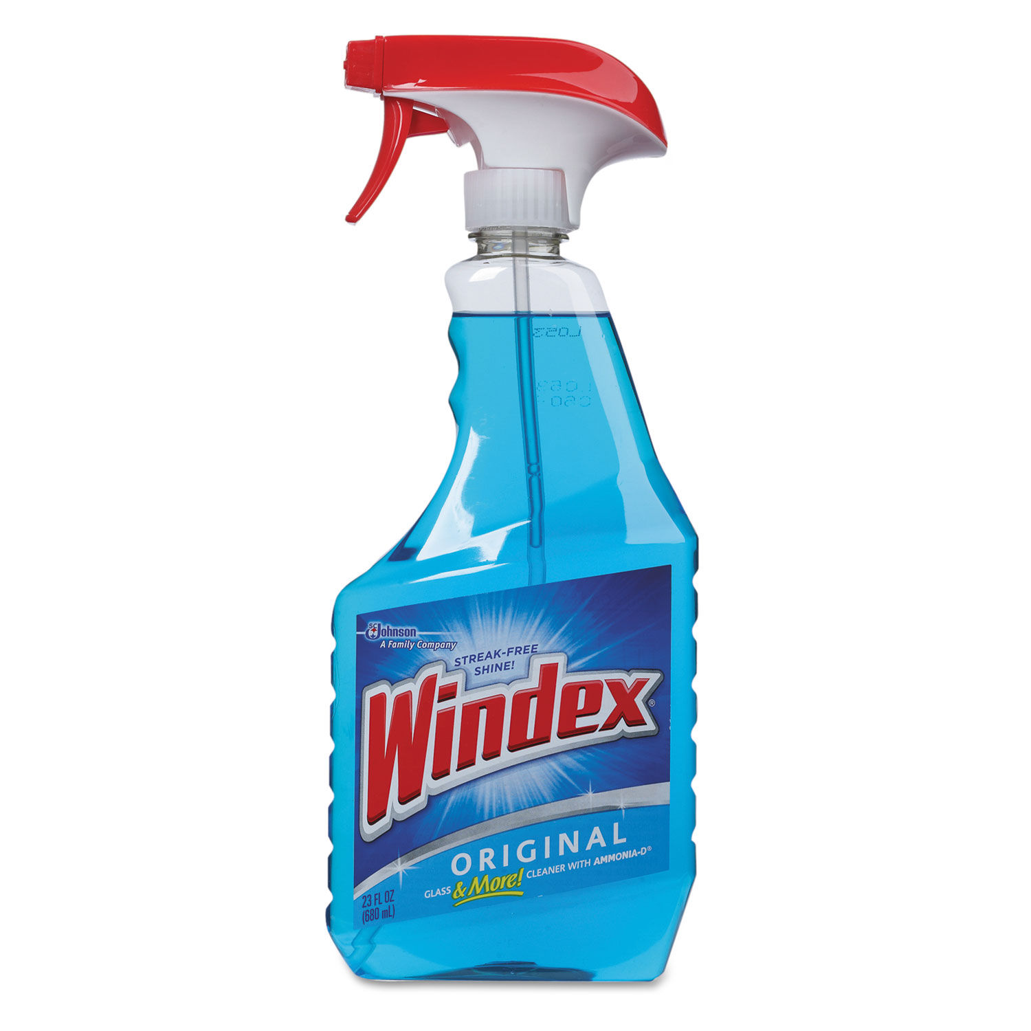 Windex Glass and Window Cleaner Spray Bottle, Original Blue, 23 fl oz -  Pack of 2