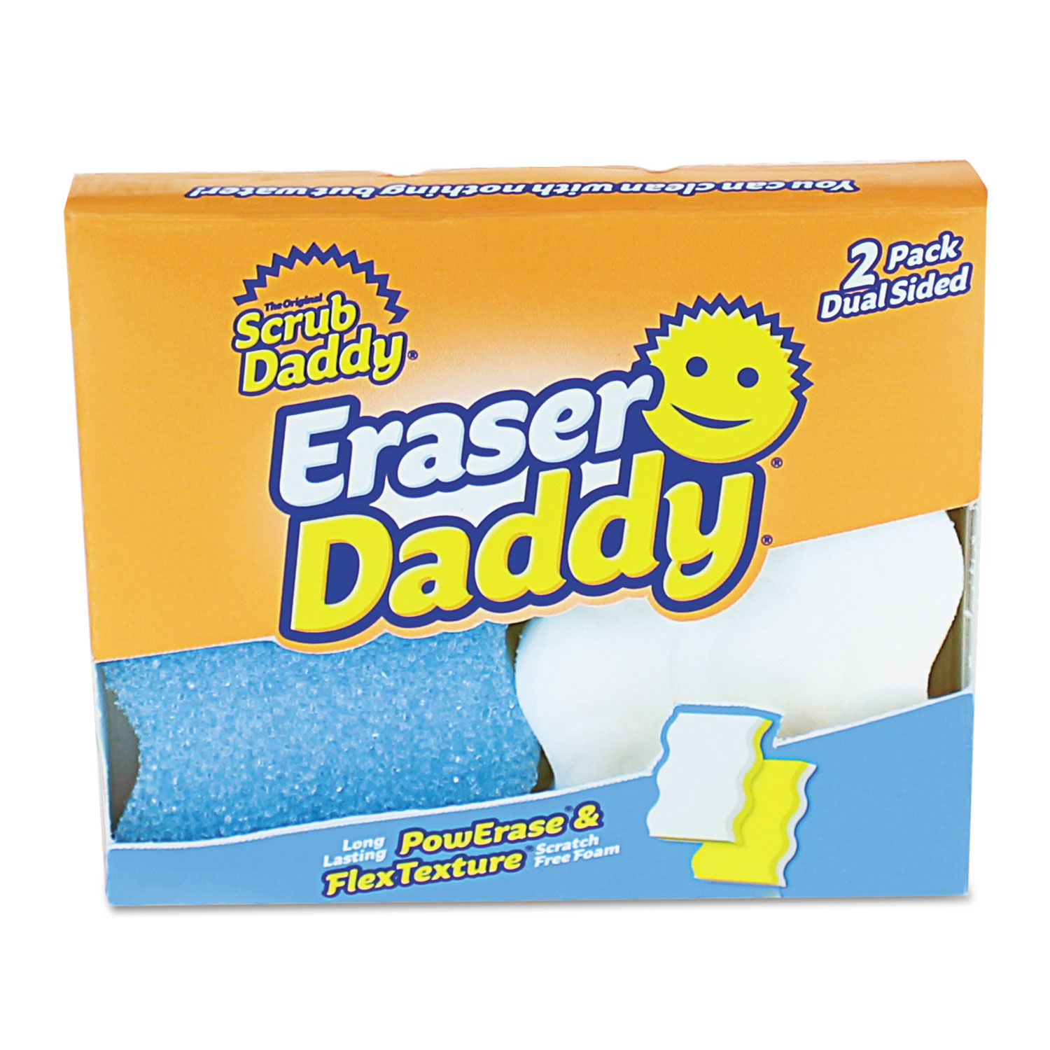 Scrub Daddy® Eraser Daddy Dual-Sided Household Scrubber & Eraser