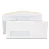 UNV35211 - Open-Side Business Envelope, 1 Window, #10, Commercial Flap, Gummed Closure, 4.13 x 9.5, White, 500/Box