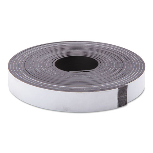 Magnetic Adhesive Tape Roll, 0.5 X 50 Ft, Black, 1/Roll