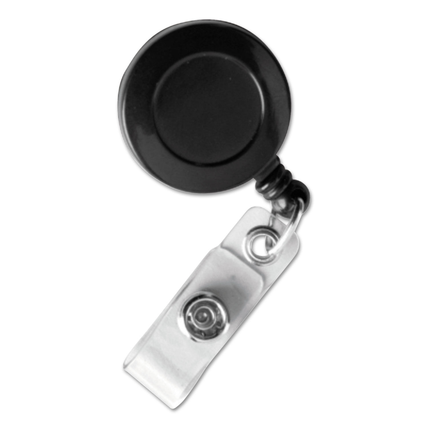 Retractable ID Badge Holder Black - Office Depot