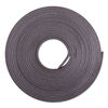 BAU66010 - Adhesive-Backed Magnetic Tape, 0.5" x 10 ft, Black