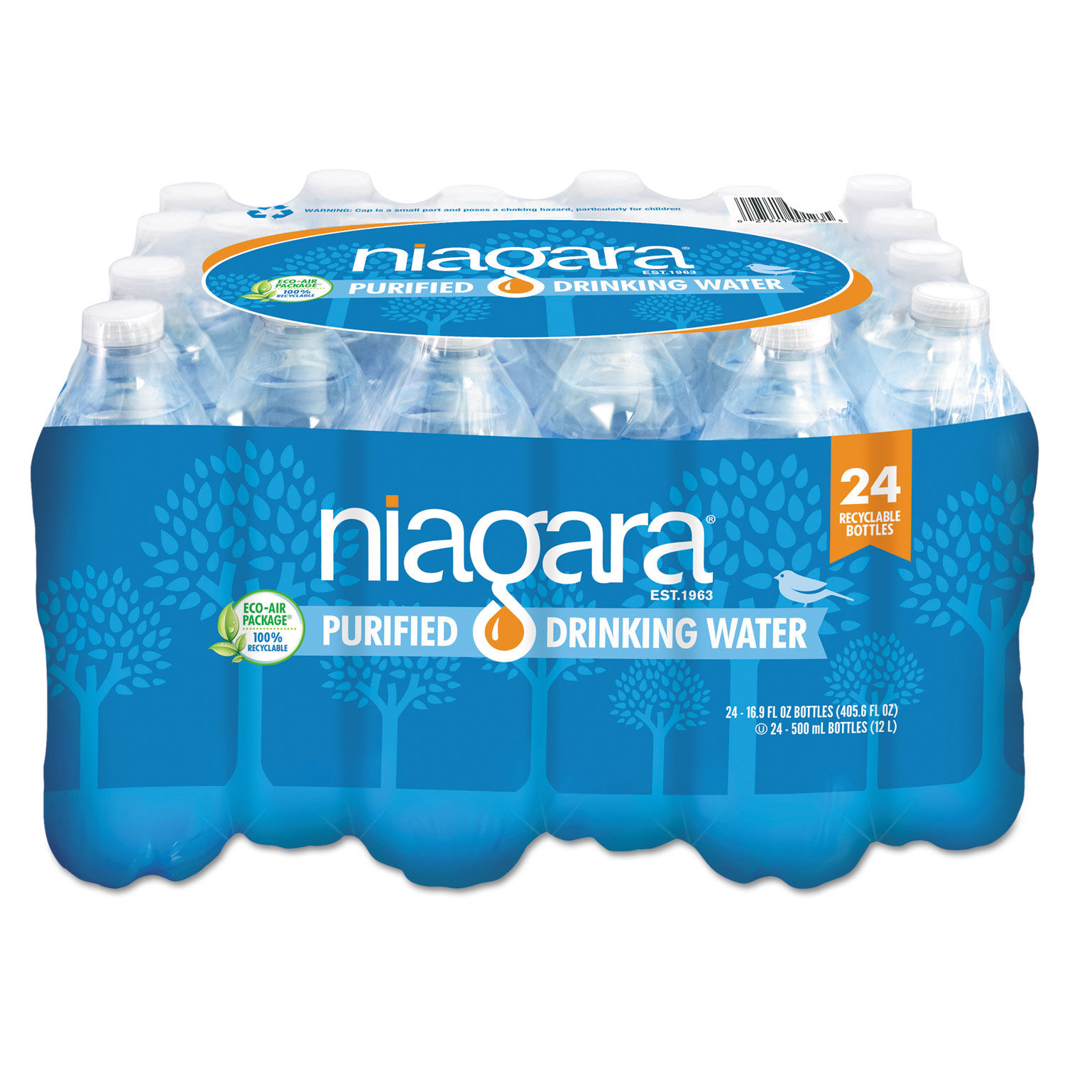 Niagara 16.9 fl. oz. Purified Drinking Water (24-Pack) NDW05L24DR - The  Home Depot