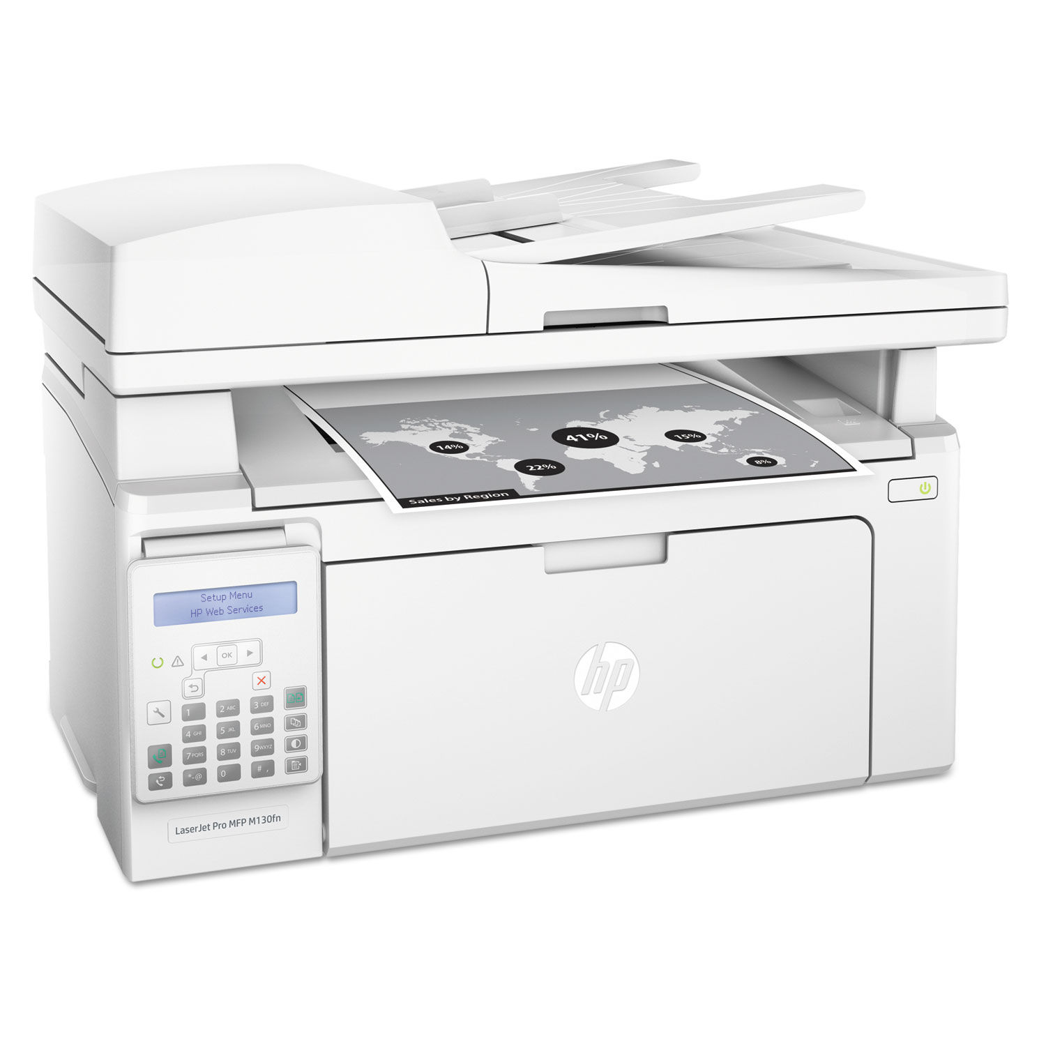 LaserJet Pro MFP M130fn Multifunction Laser Printer by HP HEWG3Q59A |  OnTimeSupplies.com