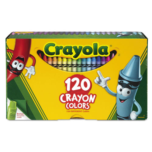 Crayola Classic Color Crayons, Tuck Box, 120 Colors (526920) – ToysCentral  - Europe