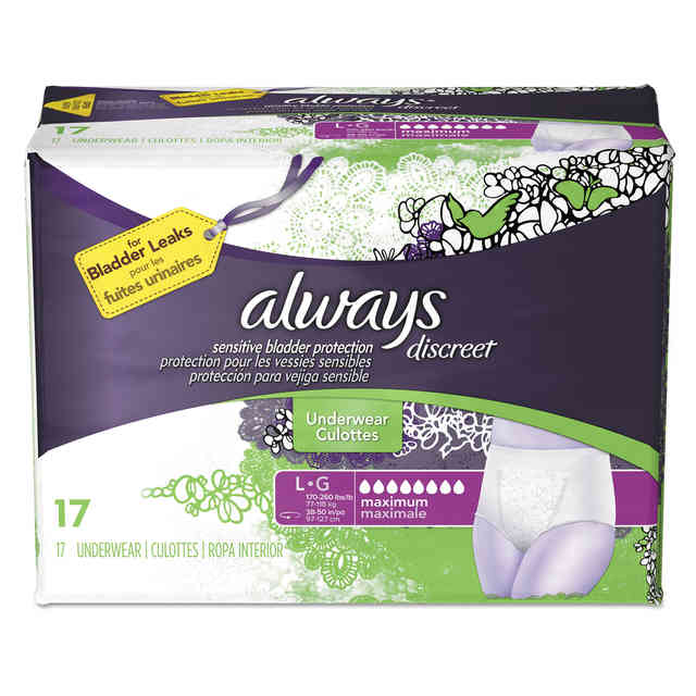 Discreet Incontinence Underwear by Always® PGC92736