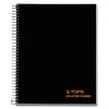 TOP63828 - JEN Action Planner, 1-Subject, Narrow Rule, Black Cover, (100) 8.5 x 6.75 Sheets