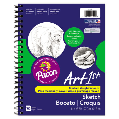 Pacon Sulphite Drawing Paper 9 x 12 60 Lb White 500 Sheets - Office Depot