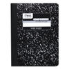 MEA09910 - Composition Book, Wide/Legal Rule, Black Cover, (100) 9.75 x 7.5 Sheets