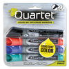 QRT5001M - EnduraGlide Dry Erase Marker, Broad Chisel Tip, Assorted Colors, 4/Set