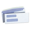 UNV36300 - Double Window Business Envelope, #8 5/8, Commercial Flap, Gummed Closure, 3.63 x 8.63, White, 500/Box