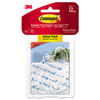 MMM17091CLR6ES - Clear Hooks and Strips, Medium, Plastic, 2 lb Capacity, 6 Hooks and 12 Strips/Pack