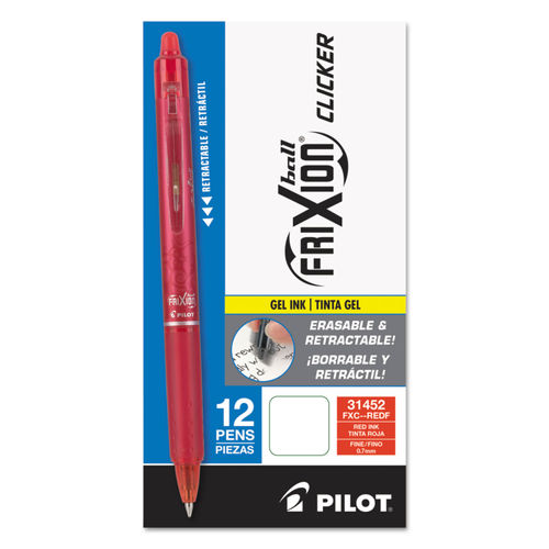 Pilot - Refills for FriXion Erasable Gel Ink Pen, Red - 3/Pack