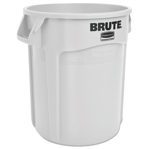 Rubbermaid 44 gal. Brute Vented Trash Receptacle, Round, Blue