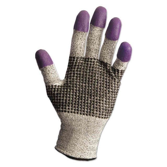 G60 Purple Nitrile Gloves, 230 mm Length, Medium/Size 8, Black/White, 12 Pairs/Carton G60 Purple Nitrile Gloves, 230 mm Length, Medium/Size 8, Black/White, 12 Pairs/Carton