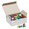 NSN2073978 - 7510012073978 SKILCRAFT Color Push Pins, Plastic, Assorted, 0.38", 100/Box