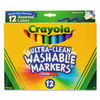 CYO587812 - Ultra-Clean Washable Markers, Broad Bullet Tip, Assorted Colors, Dozen