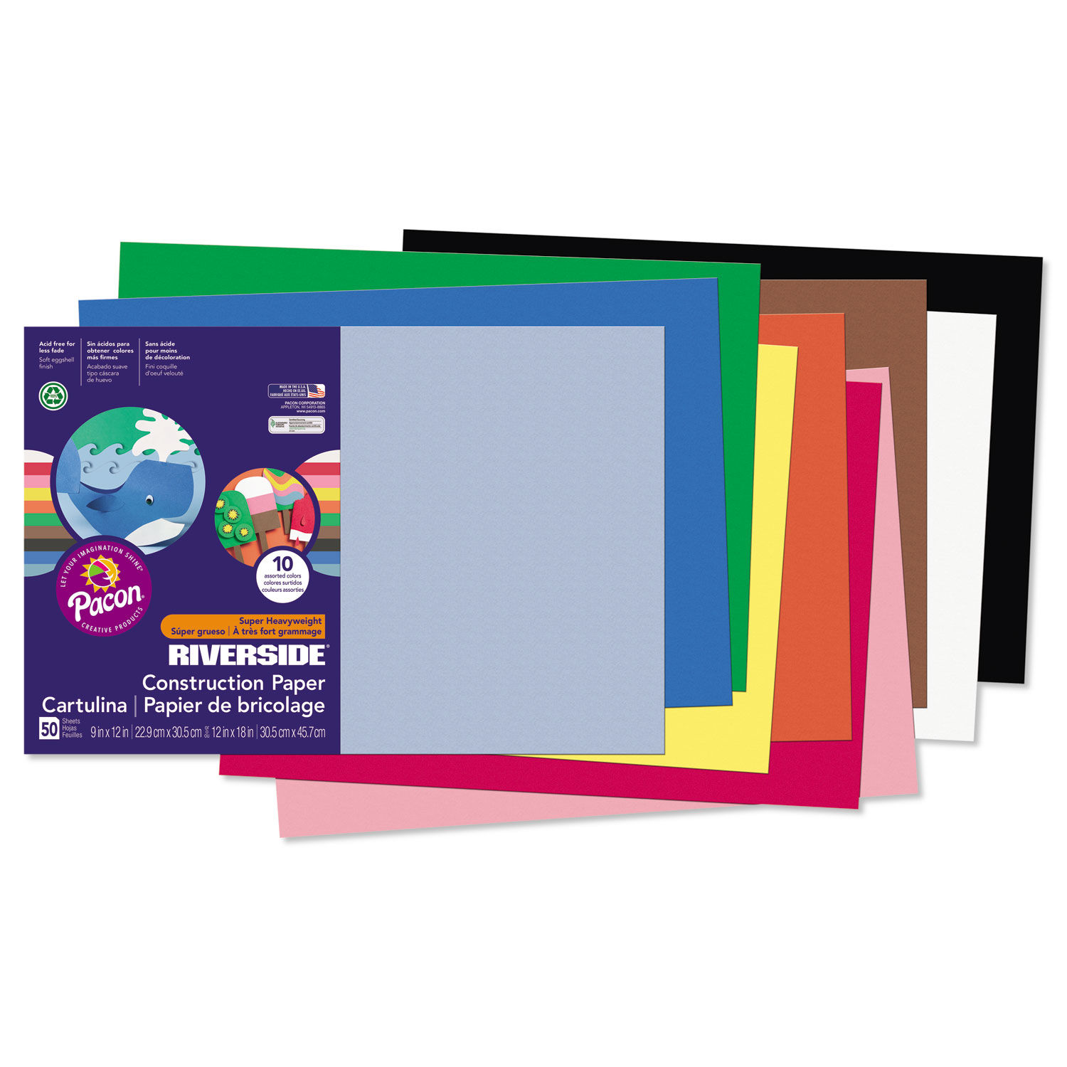 Colorations® Sky Blue 12 x 18 Heavyweight Construction Paper- 50 Sheets  Sky Blue Color