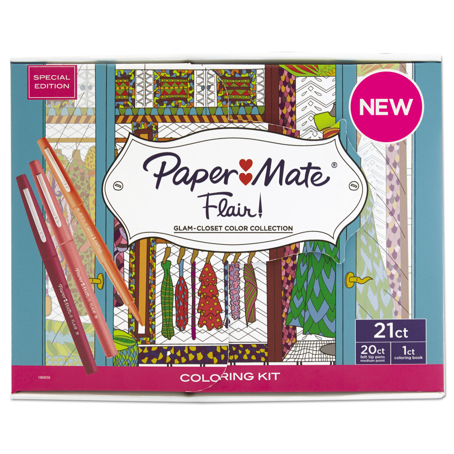 Flair Adult Coloring Kit By Paper Mate Pap1989556 Ontimesupplies Com