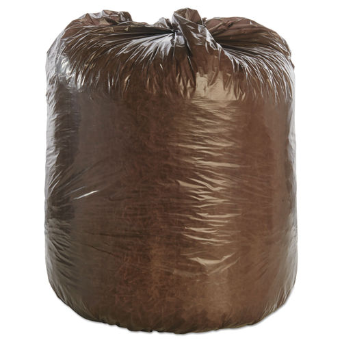 Controlled Life-Cycle Plastic Trash Bags, 33 gal, 1.1 mil, 33 x 40, Green,  40/Box - Supply Box