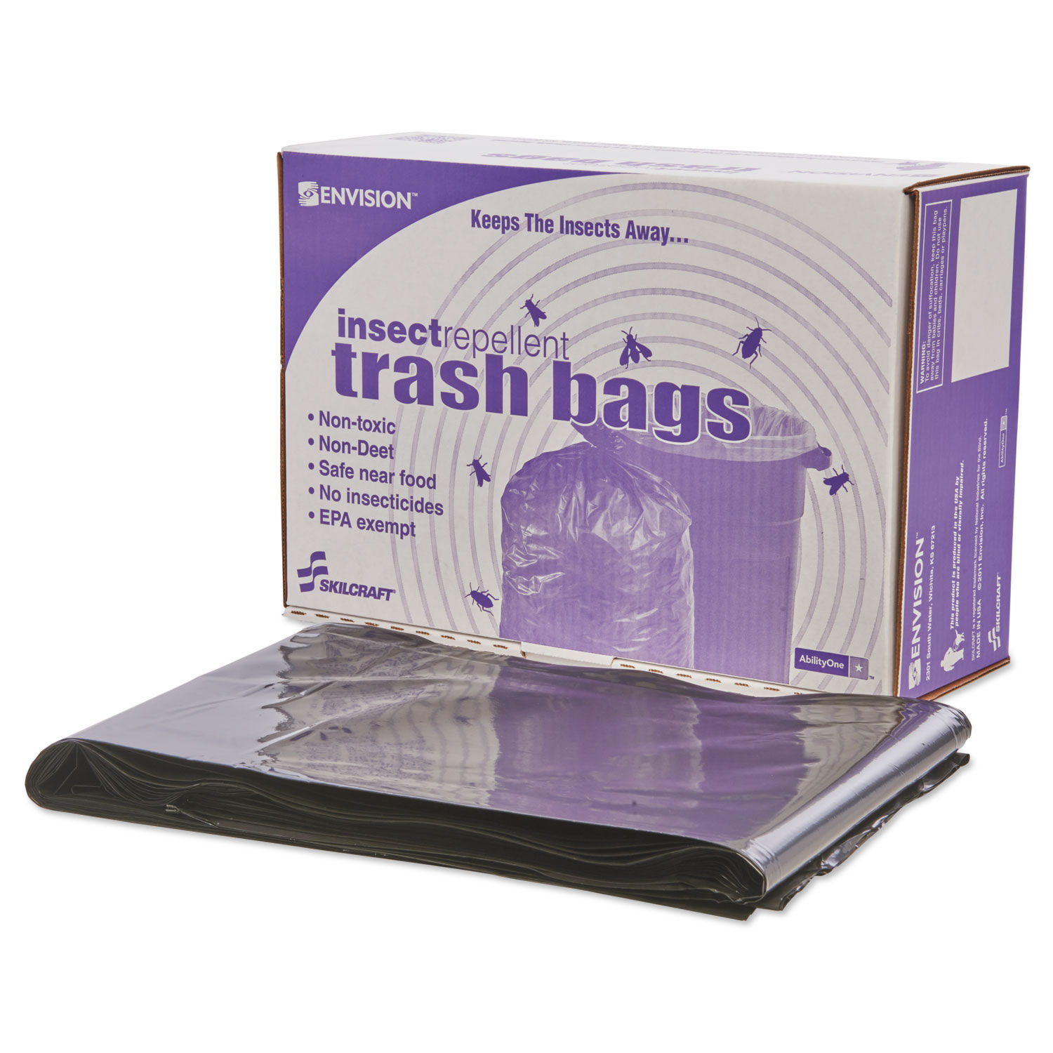 SKILCRAFT Heavy Duty Plastic Trash Bag