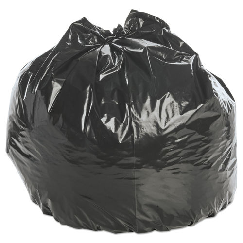 Heavy-Duty Trash Bags, 30 gal, 1.2 mil, 30.5 x 33, Black, 25 Bags/Roll, 8  Rolls/Box