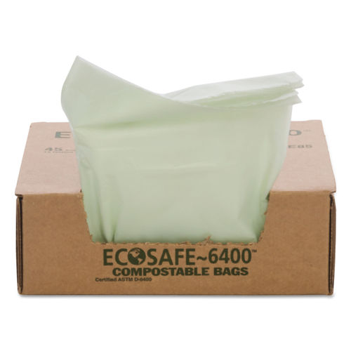 Stout 13 Gal. EcoSafe Compostable Trash Bags (45 Per Box) STOE2430E85 - The  Home Depot