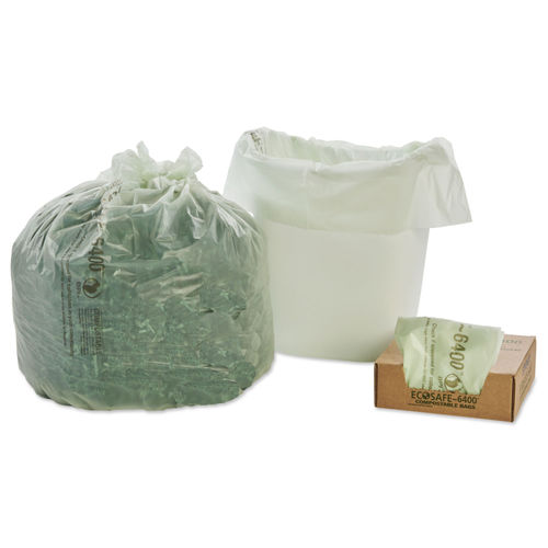 Stout EcoSafe Compost Trash Bags, 48 Gallon - 40 count