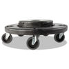 RCP264043BLA - Brute Quiet Dolly, 250 lb Capacity, 18.25" Diameter x 6.63"h, Black