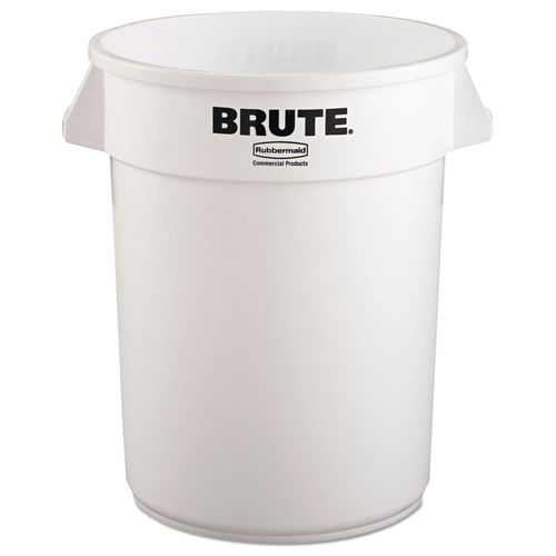 Brute Recycling Container, 44 Gallon, Round, Blue