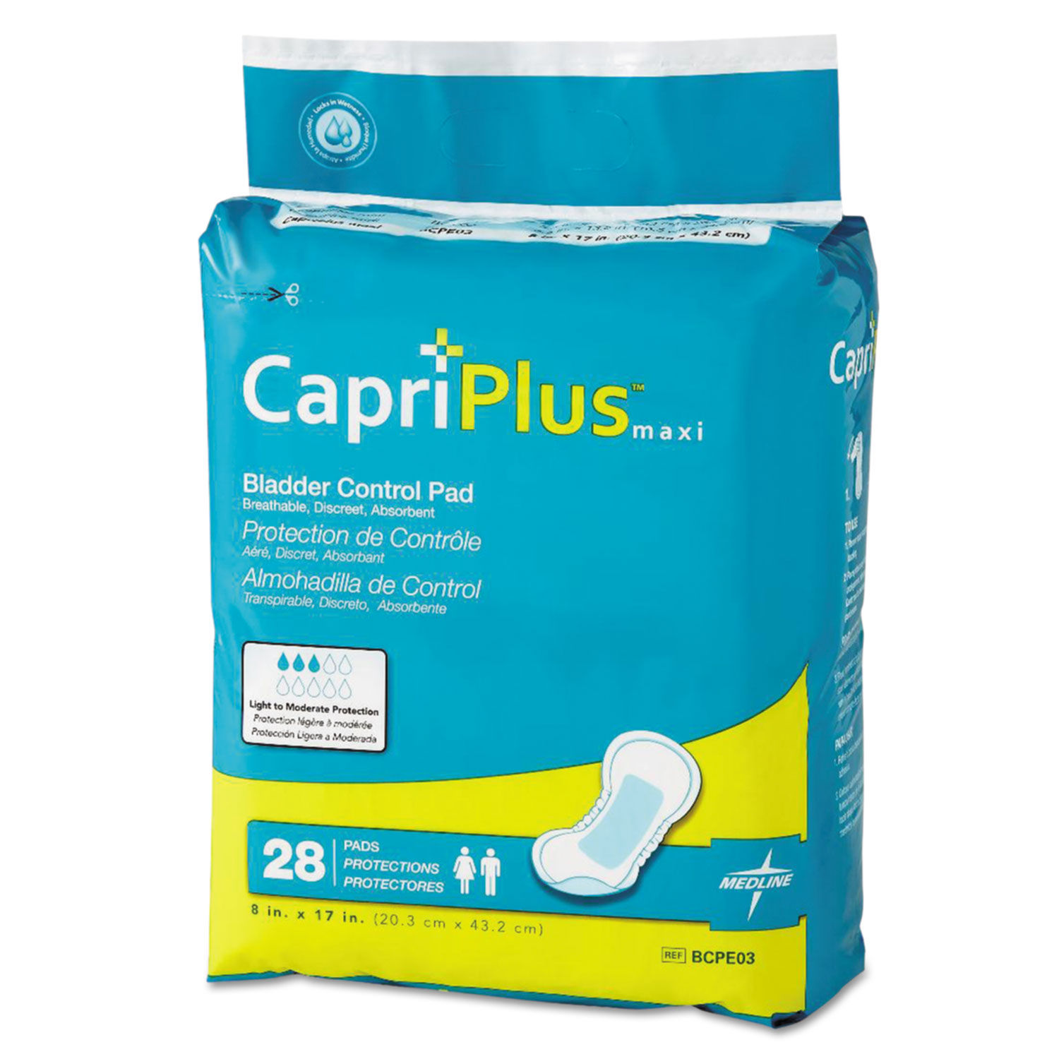 Capri Plus Bladder Control Pads by Medline