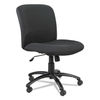 SAF3491BL - Uber Big/Tall Series Mid Back Chair, Fabric, Supports Up to 500 lb, 18.5" to 22.5" Seat Height, Black