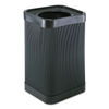 SAF9790BL - At-Your-Disposal Top-Open Receptacle, 38 gal, Polyethylene, Black