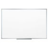 MEA85356 - Dry Erase Board with Aluminum Frame, 36 x 24, Melamine White Surface, Silver Aluminum Frame