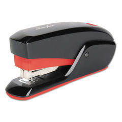 SWI64565 - QuickTouch Reduced Effort Compact Stapler, 20-Sheet Capacity, Black/Red