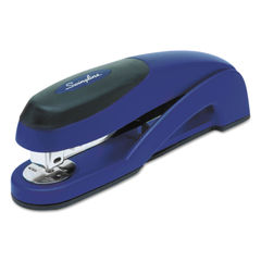 SWI87802 - Optima Full Strip Desk Stapler, 25-Sheet Capacity, Metallic Blue