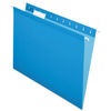 PFX415215BLU - Colored Reinforced Hanging Folders, Letter Size, 1/5-Cut Tabs, Blue, 25/Box