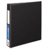 AVE79991 - Heavy-Duty Non-View Binder with DuraHinge and One Touch EZD Rings, 3 Rings, 1.5" Capacity, 11 x 8.5, Black