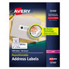 AVE55160 - Repositionable Address Labels w/SureFeed, Laser, 1 x 2.63, White, 3000/Box