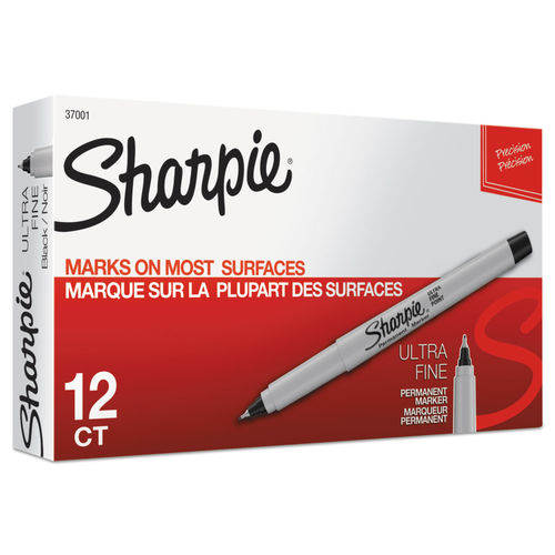 Sharpie Electro Pop Permanent Ultra Fine Point Markers, Assorted Colors - 24 count