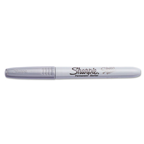 Sharpie Fine Point Permanent Marker, Metallic Silver