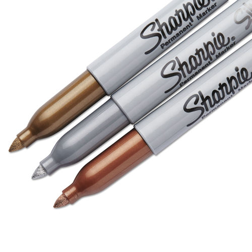 Sharpie 2-Pack Medium Point Gold and Silver Permanent Marker in the Writing  Utensils department at